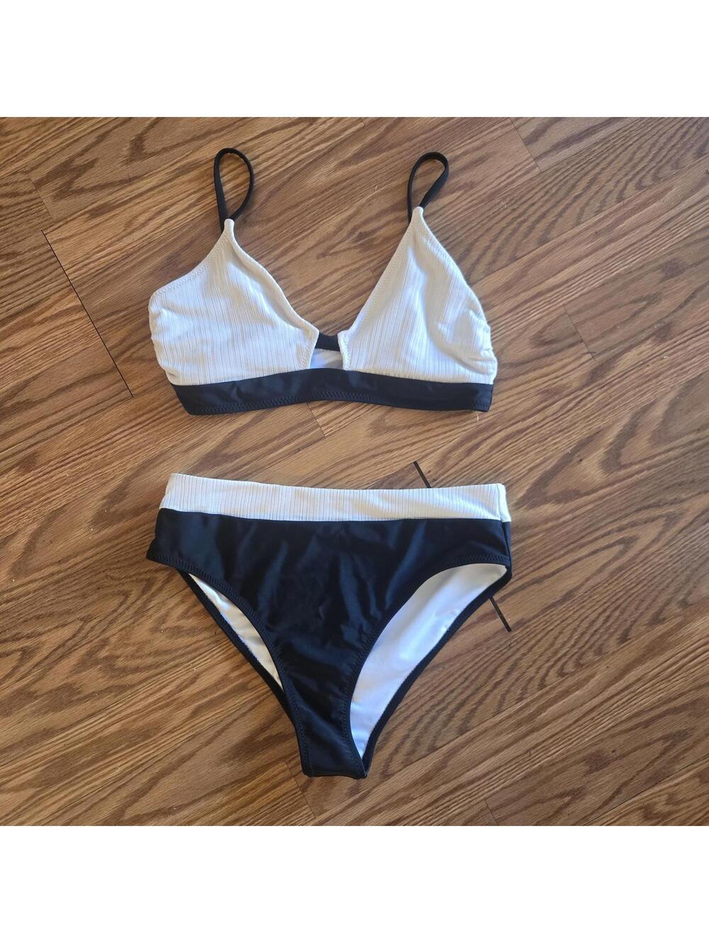 Black & White Bathing suit - size small